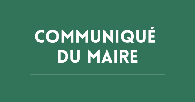 communique-du-maire