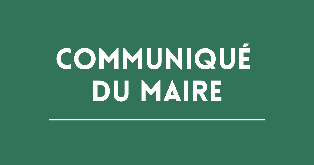 communique-du-maire